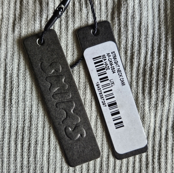 Skims Ribbed Sleep Tank Top in Sea Haze Size L/ XL NWT - Picture 2 of 6